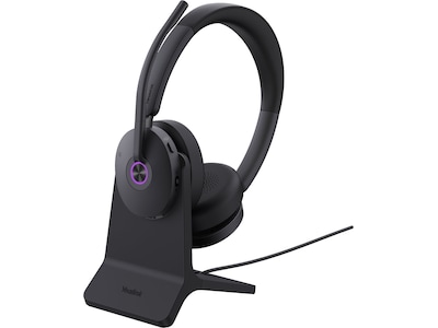 Yealink BH74 trådløs On-Ear Headset med stand