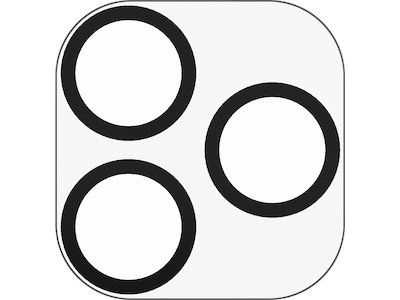 InvisibleShield Glass Elite iPhone 17 Pro/Pro Max Linsebeskytter (sort)