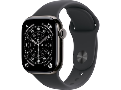 Apple Watch Series 11 GPS + LTE 42mm Titan (skifergrå)