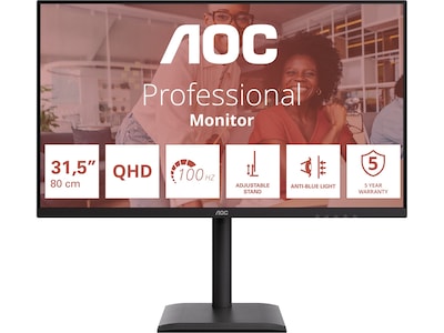 Aoc Q32e4u 31.5" 2560 X 1440pixels Ips 16:9 100hz