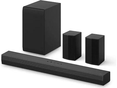 LG NS40TR lydplanke med subwoofer og to bakhøyttalere