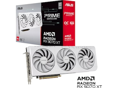 Asus Prime Radeon RX 9070 XT OC (hvit)