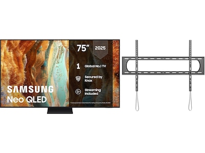 Samsung 75" QN70F Neo QLED 4K Mini LED Smart TV (2025) + veggfeste