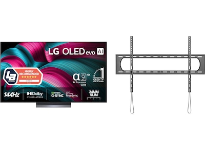 LG 65" C5 AI 4K OLED Smart TV (2025) + veggfeste