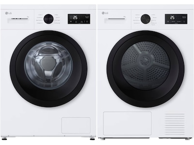 LG F4A1009NWKB vaskemaskin (hvit) + tørketrommel
