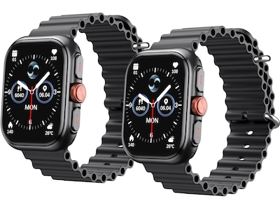 HAVIT M9068 Smartklokke (sort) - 2-pack