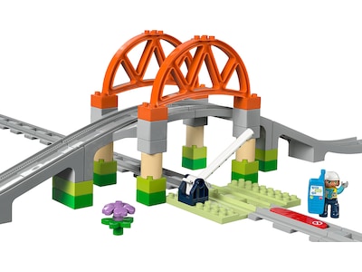 LEGO DUPLO Town togbro og skinner – utvidelsessett 10426