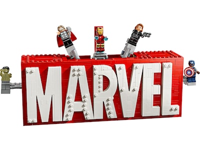 LEGO Super Heroes MARVEL logo og minifigurer 76313