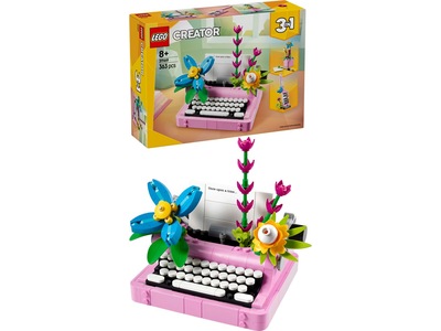 LEGO Creator 31169 skrivemaskin med blomster