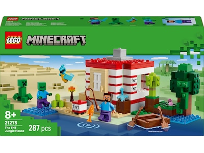 LEGO Minecraft dynamitthuset i jungelen 21275