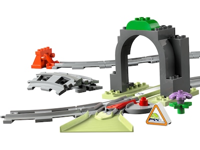 LEGO DUPLO Town 10425 togtunnel og skinner – utvidelsessett