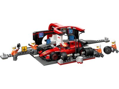 LEGO City F1 depåstopp & depåteam med Ferrari bil 60443