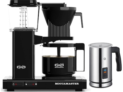 Moccamaster Automatic 53740 kaffetrakter (sort) + melkeskummer
