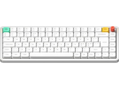 NuPhy Air75 V3 trådløst gaming tastatur (nova white / brown nano)