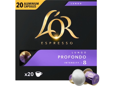 L'Or Kaffekapsler Lungo Profondo 20stk
