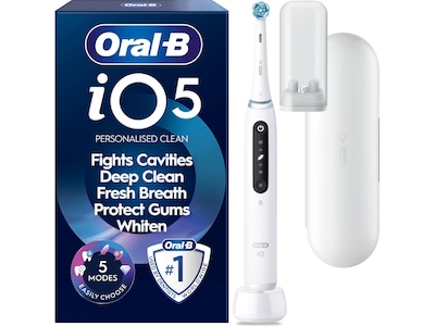 Oral-B iO5 elektrisk tannbørste (hvit)