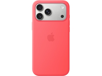 iPhone 17 Pro Max Silicone Case with MagSafe - Bright Guava