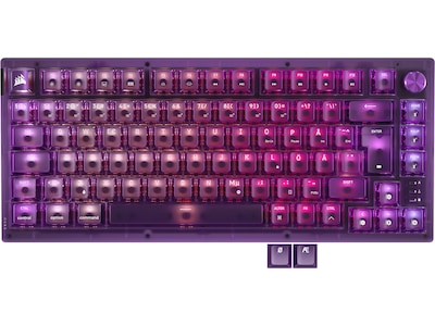 CORSAIR K65 PLUS WIRELESS Gaming Tastatur (Atomic Purple)