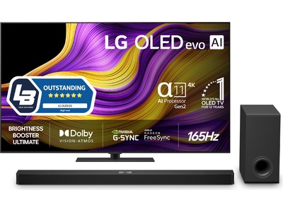 LG 65" G5 AI 4K OLED Smart TV (2025) + lydplanke