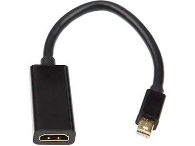 MiniDP til HDMI Adapter 5cm (sort)