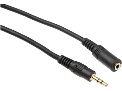 Minijack kabel 2m (sort)