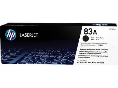 HP Toner 83A Sort