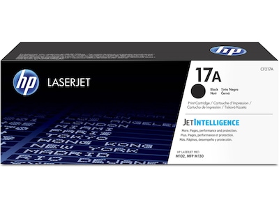 HP Toner 17A Sort