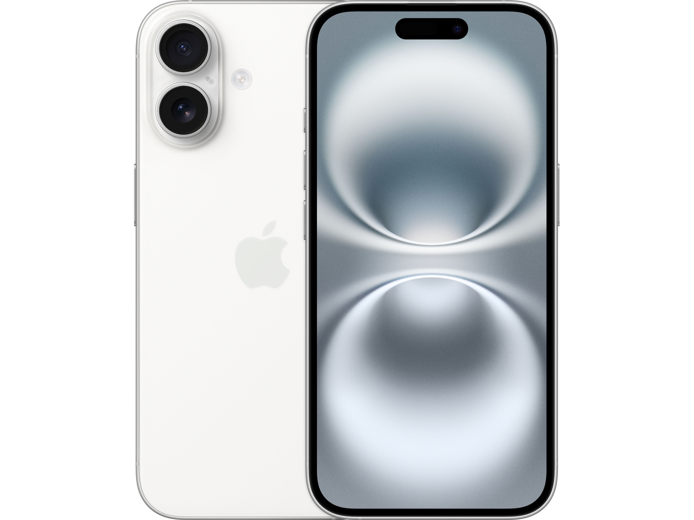 iPhone 16 128GB (hvit) Mobiltelefoner