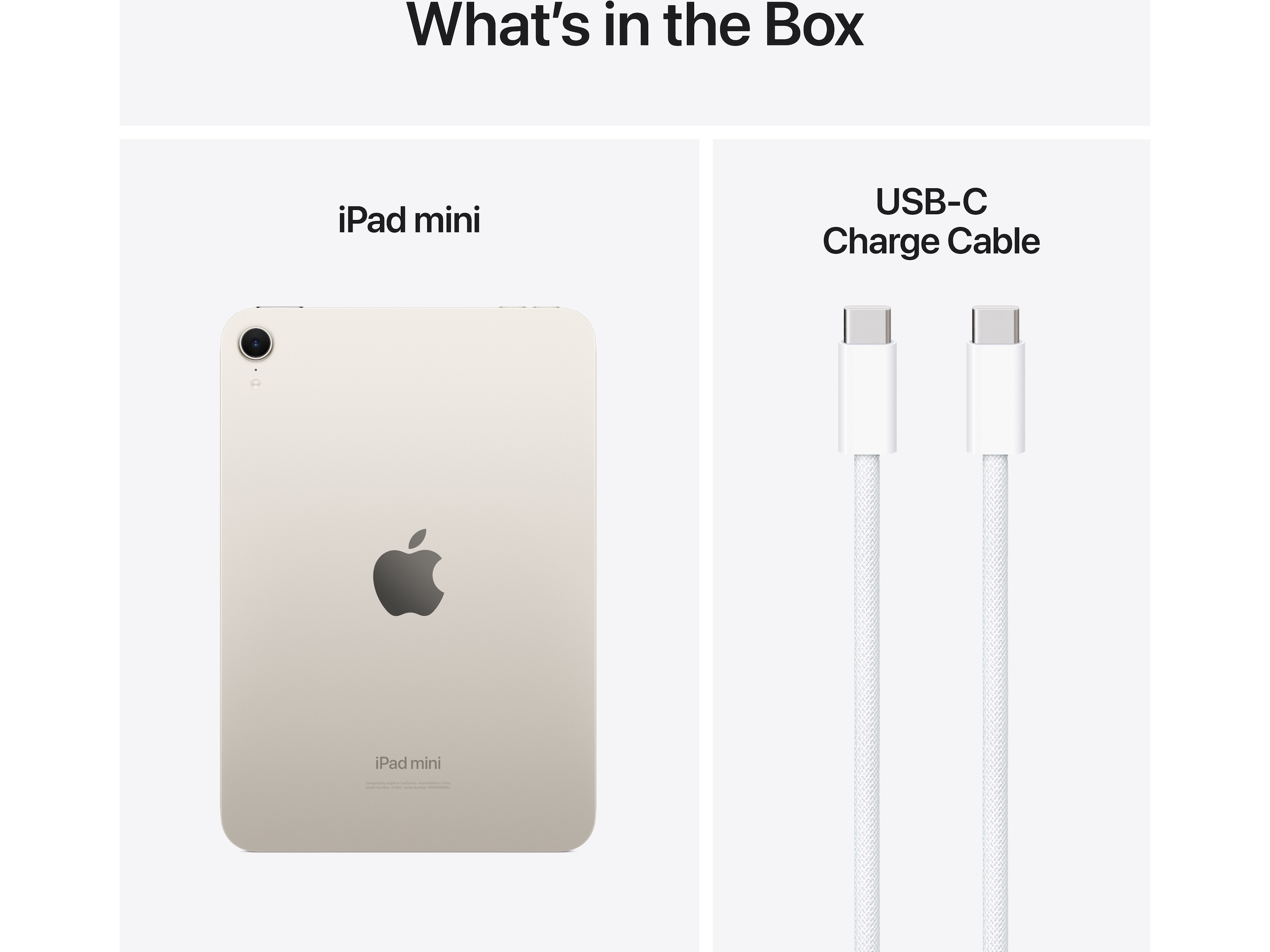 iPad mini (2024) 512GB WiFi (stjerneskinn) Nettbrett / iPad