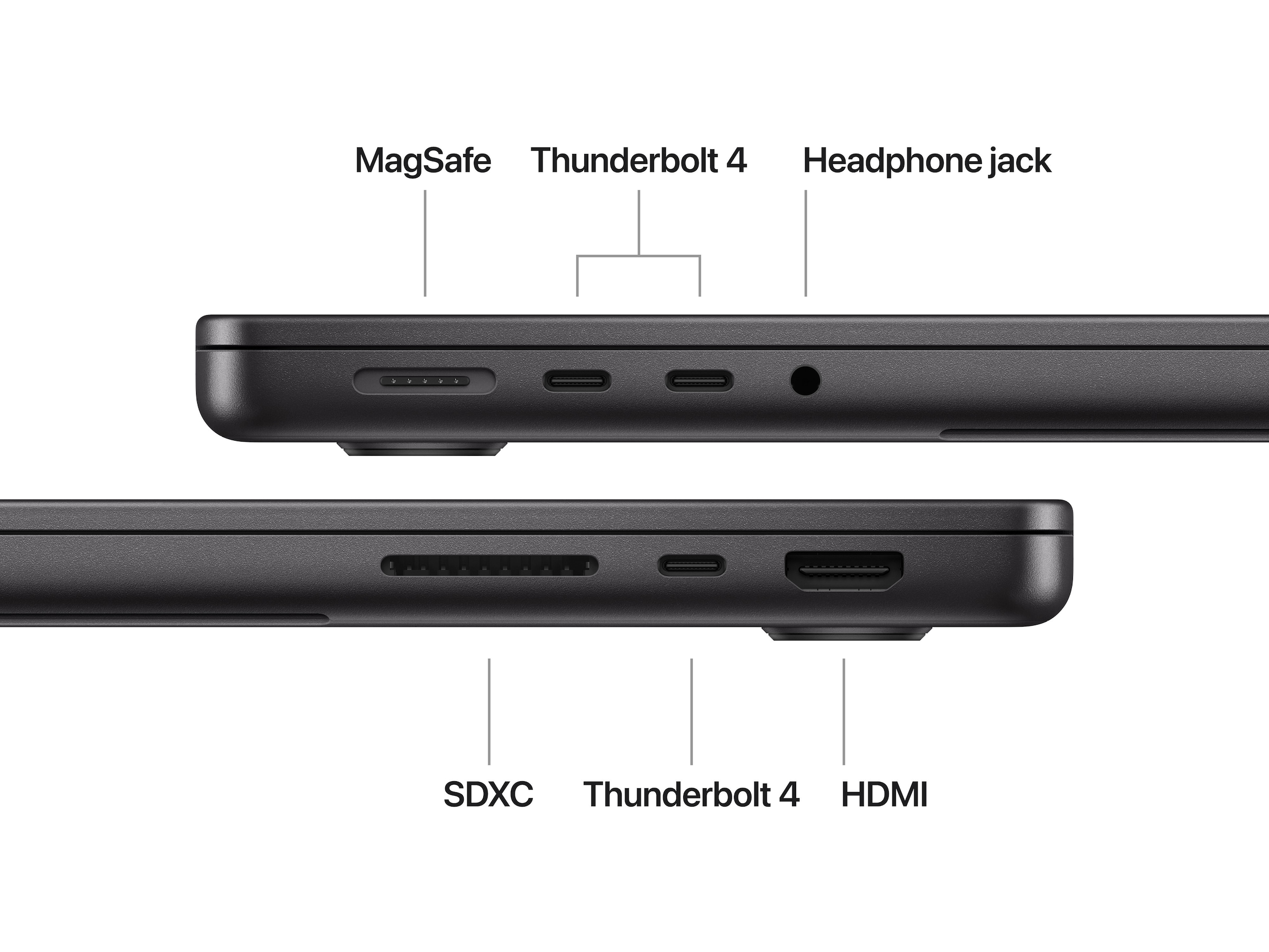 Macbook Pro 14 M4 (2024) 1TB (stellarsvart) PC - Bærbar / laptop