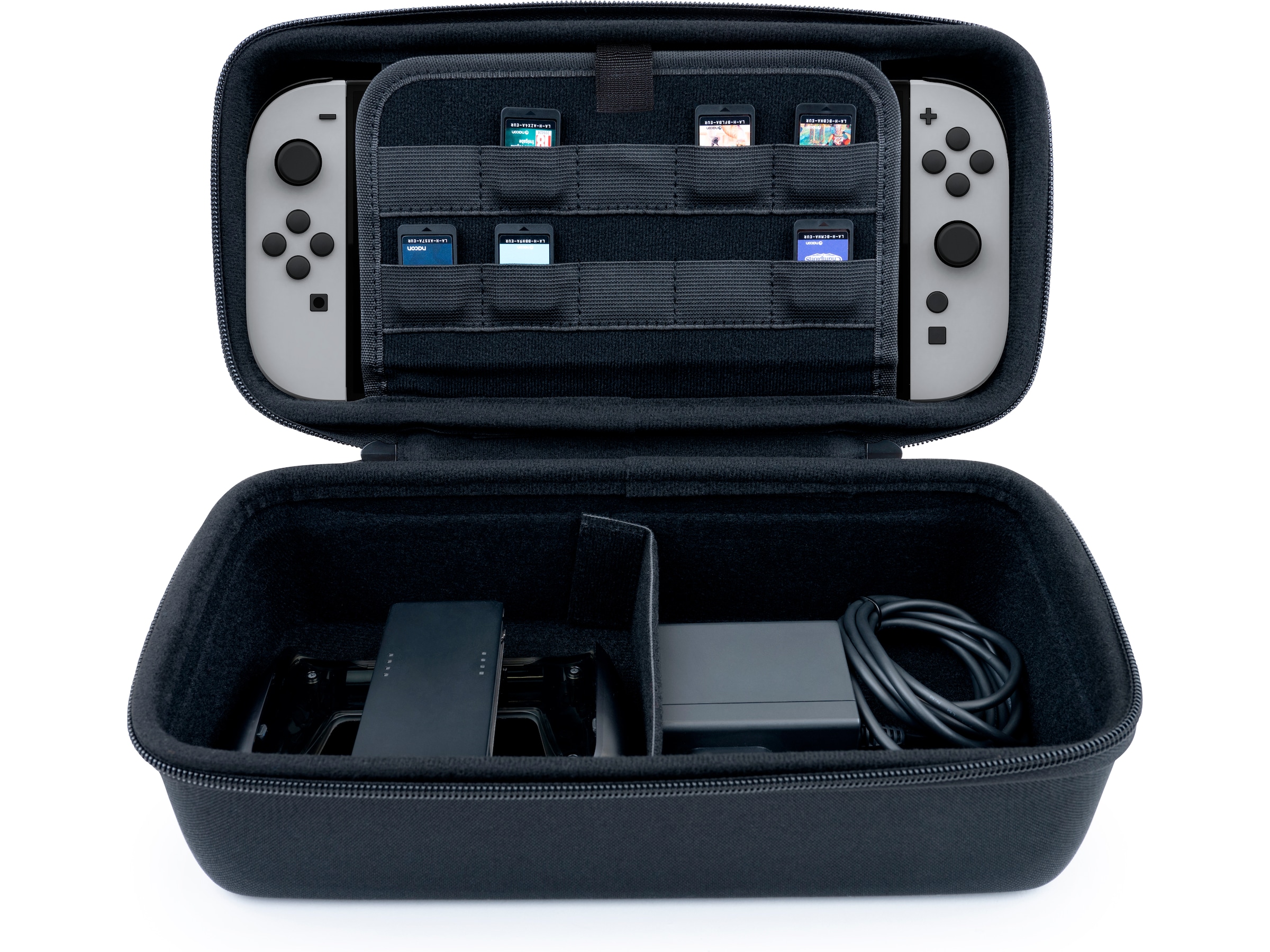 Nacon Hard Case Puch XL for Nintendo Switch 2 (sort) Tilbehør til spillkonsoller