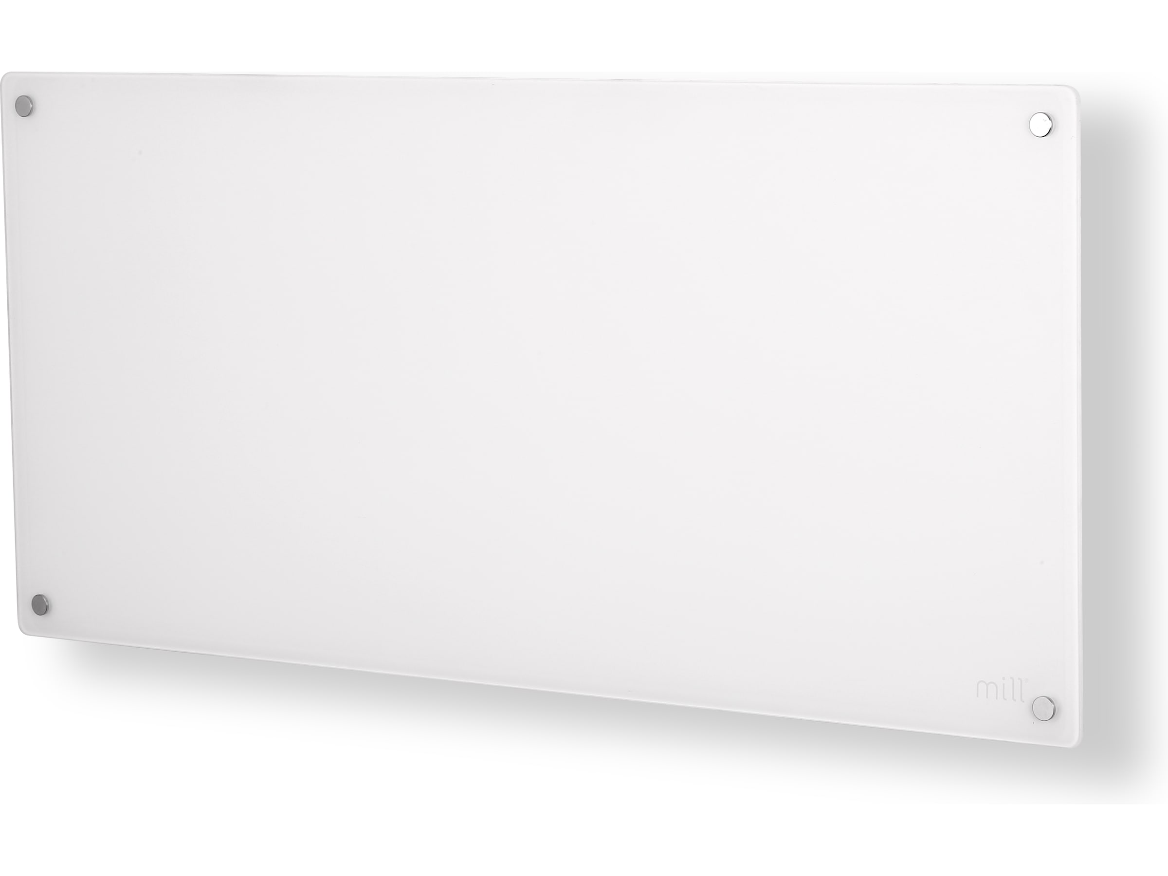 Mill Glass panelovn 1000W (hvit) Panelovner