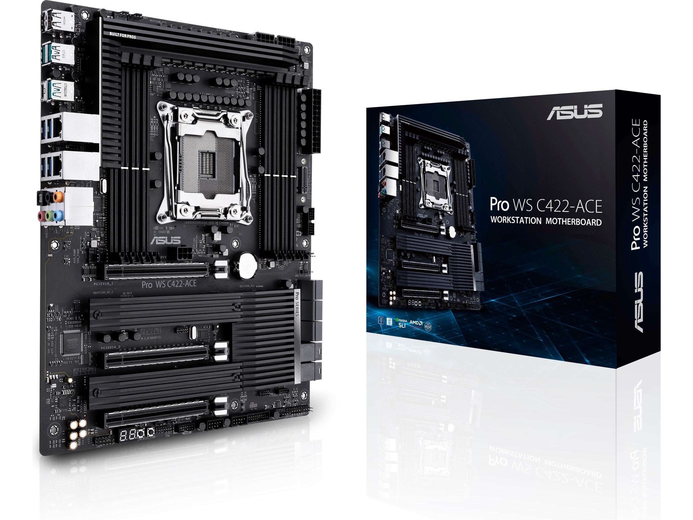 ASUS PRO WS C422-ACE, Socket-2066 -Demo Demo hovedkort