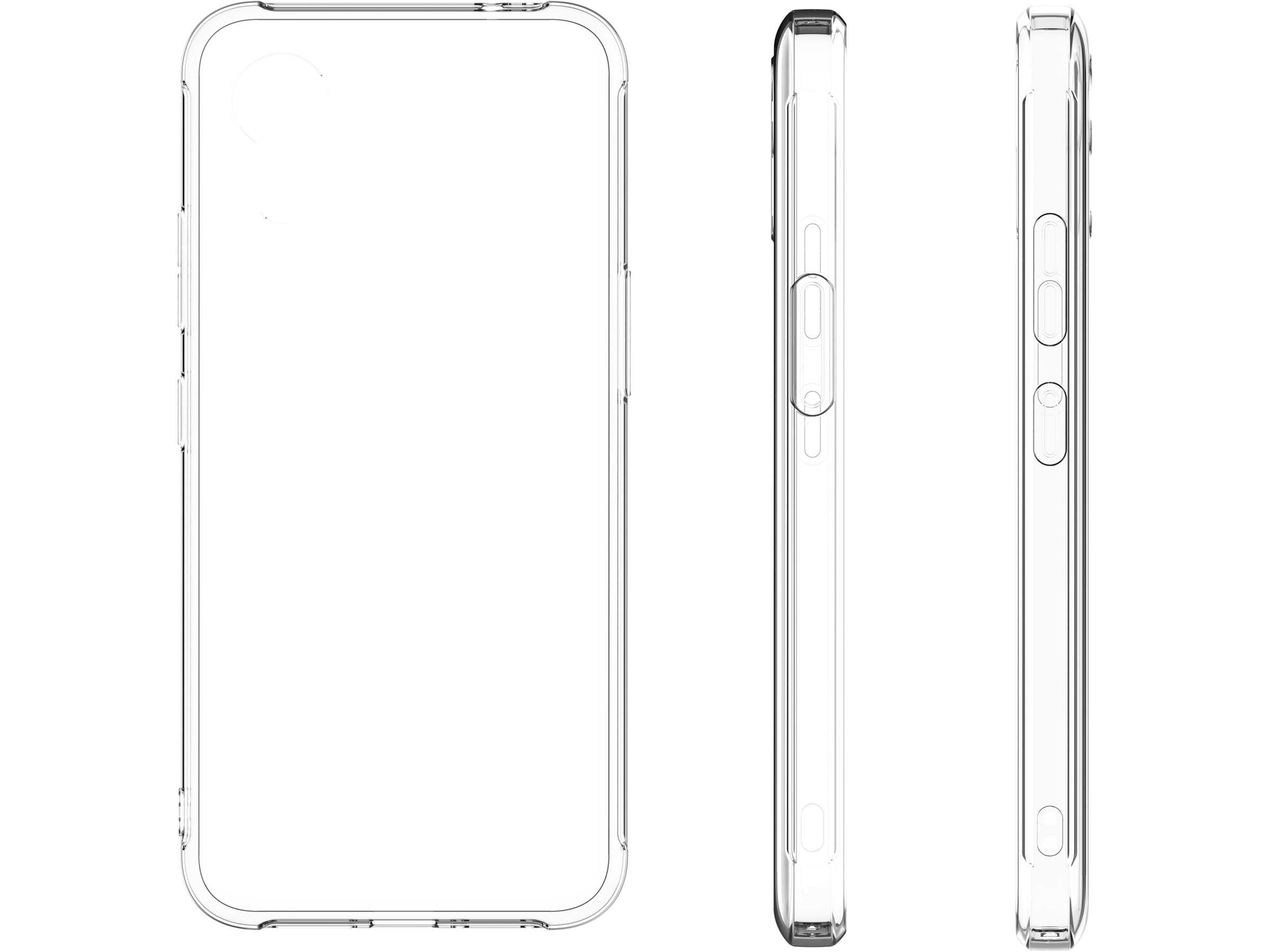 iiglo Galaxy Xcover 7 Pro Clear Case (gjennomsiktig) Mobildeksel