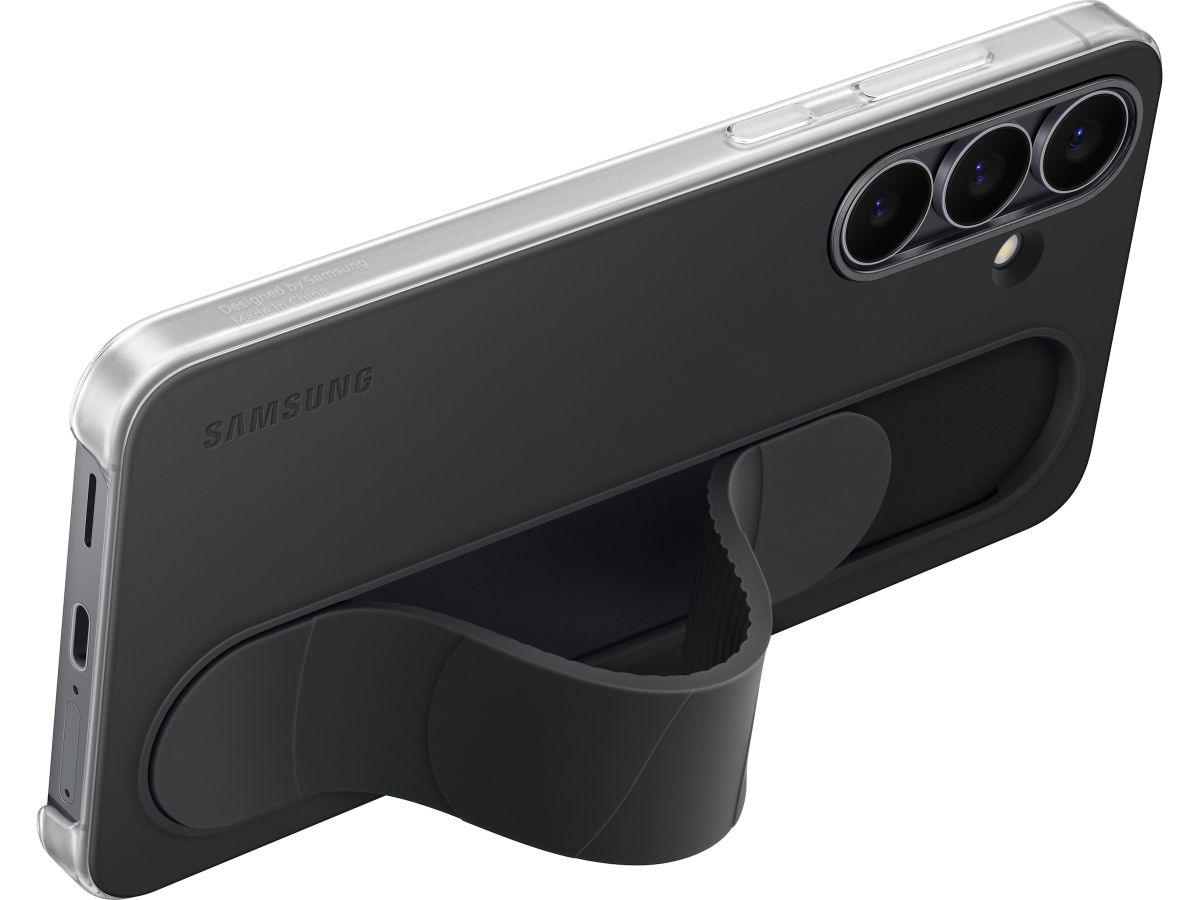 Samsung Galaxy S25 FE Standing Grip (sort) Mobildeksel