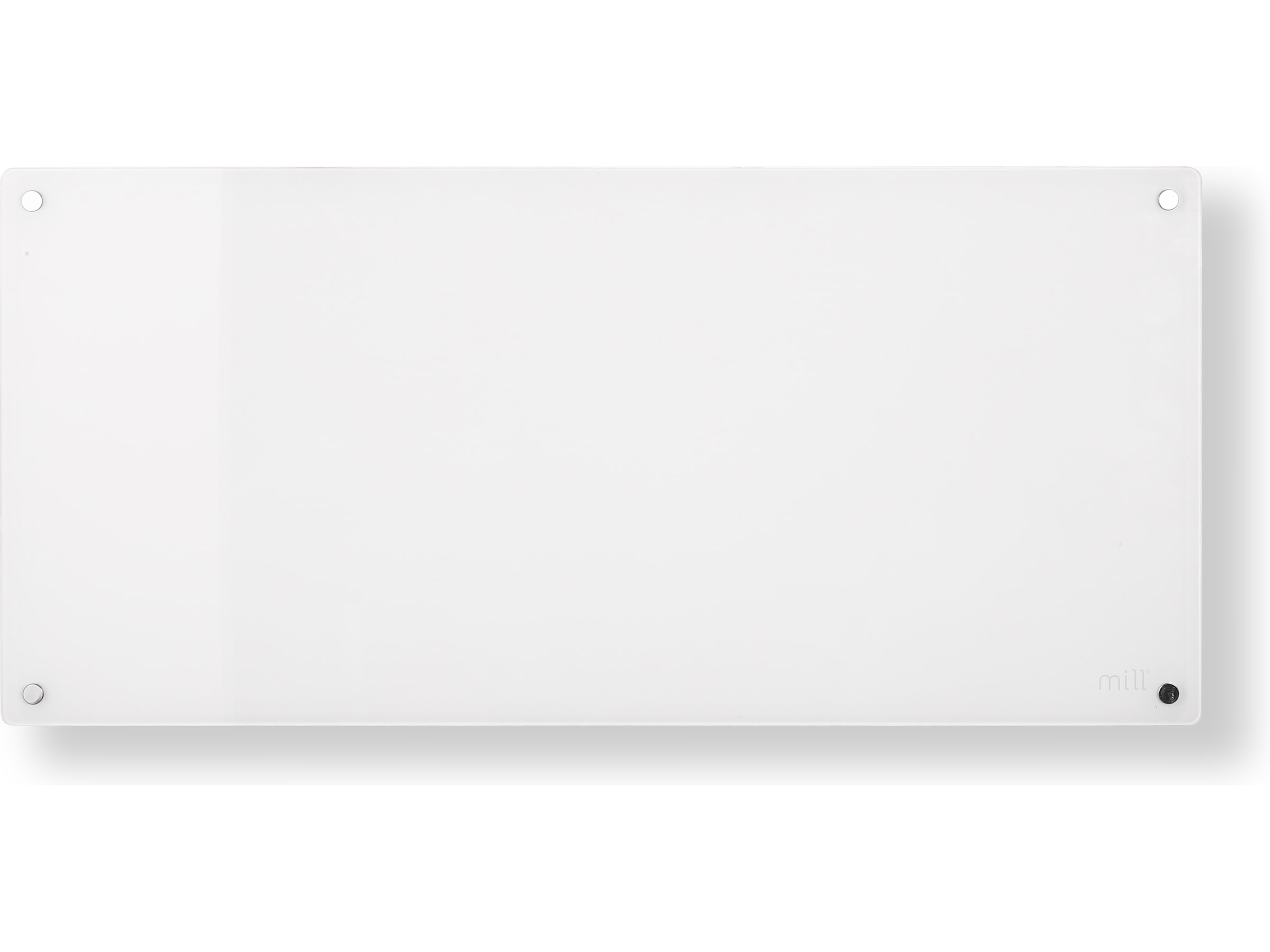 Mill Glass panelovn 1000W (hvit) Panelovner