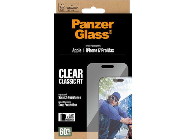 PanzerGlass iPhone 17 Pro Max Skjermbeskytter Skjermbeskytter