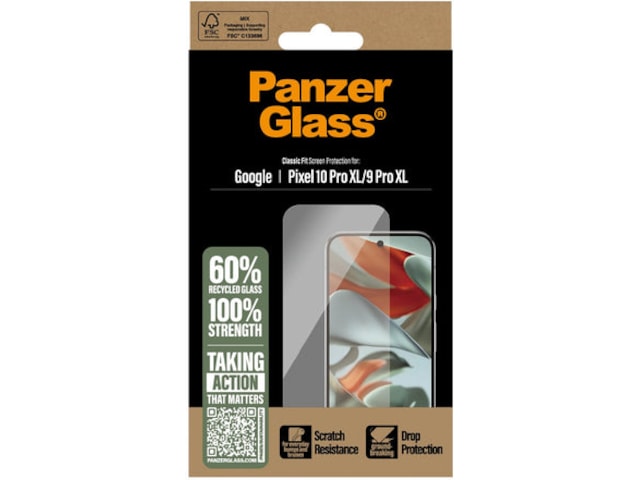 PanzerGlass Pixel 10 Pro XL/9 Pro XL Skjermbeskytter Skjermbeskytter