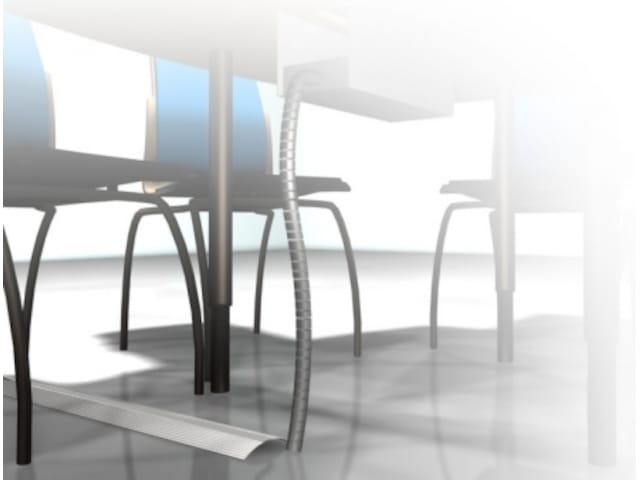 Kenson gulvlist alu. 200 cm. sølv Tilbehør til arbeidssteder og avlukker