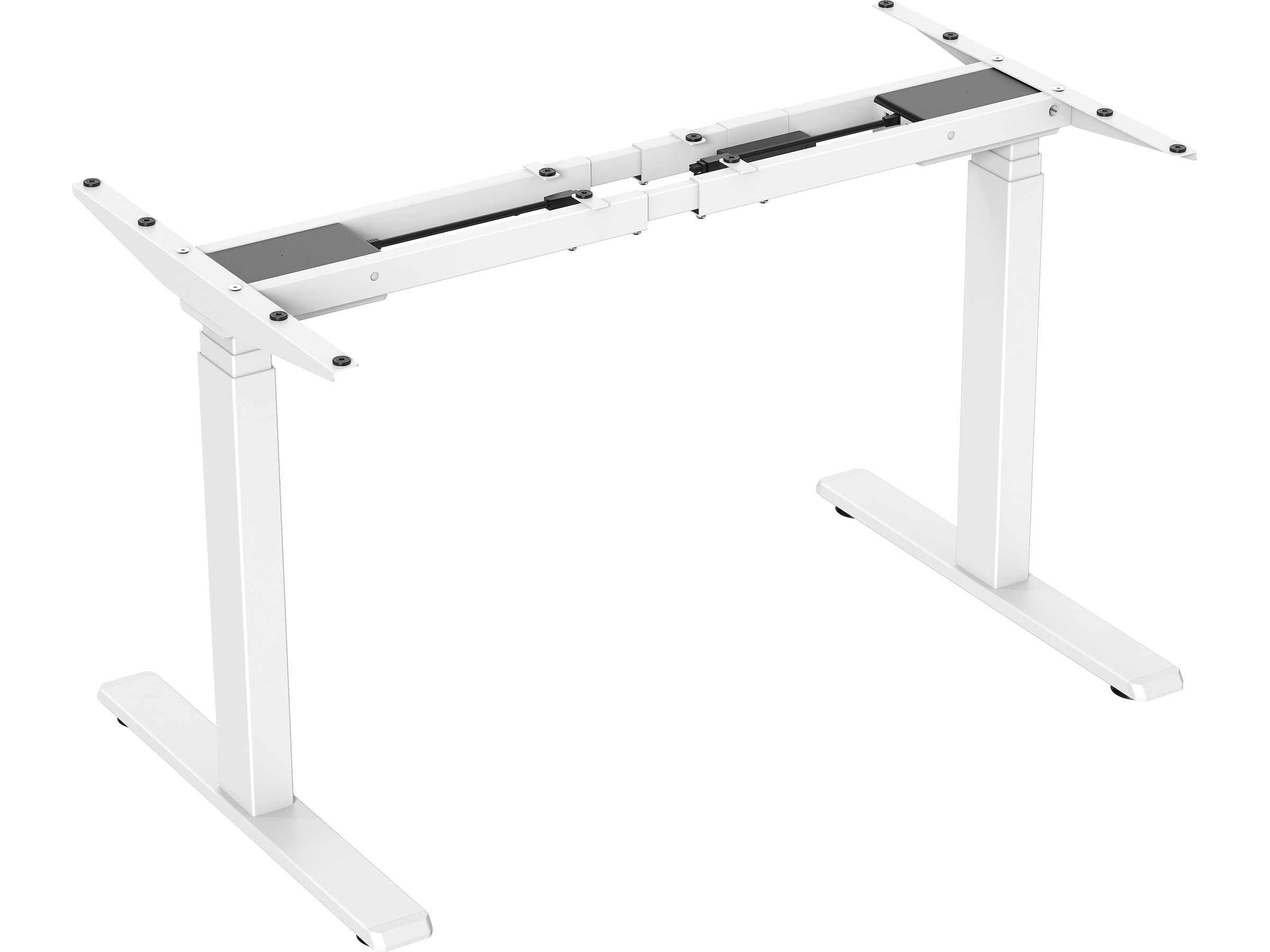 iiglo Elektrisk understell med minnefunksjon (hvit) Tilbehør og deler til skrivebord