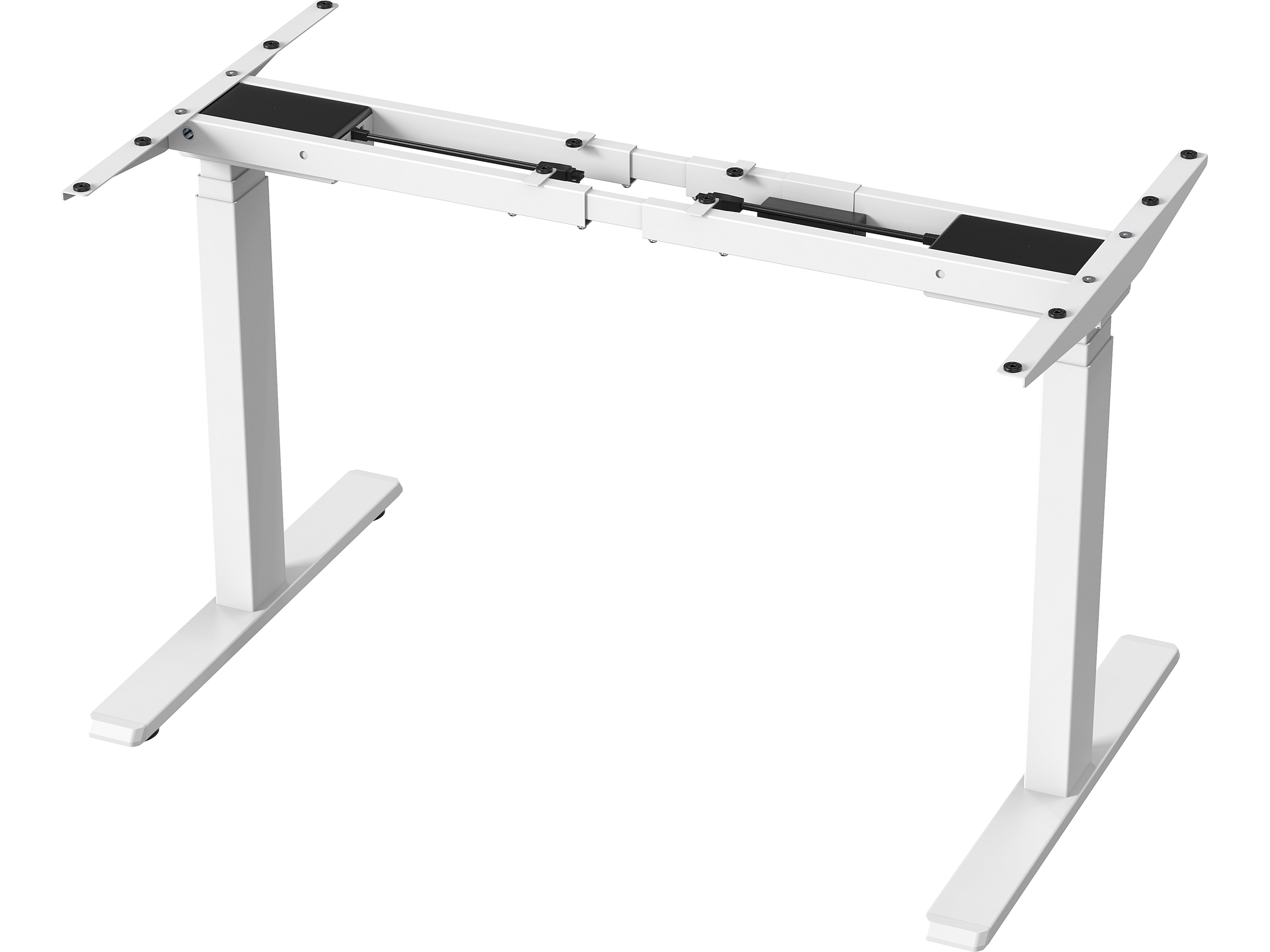 iiglo Elektrisk understell med minnefunksjon (hvit) Tilbehør og deler til skrivebord