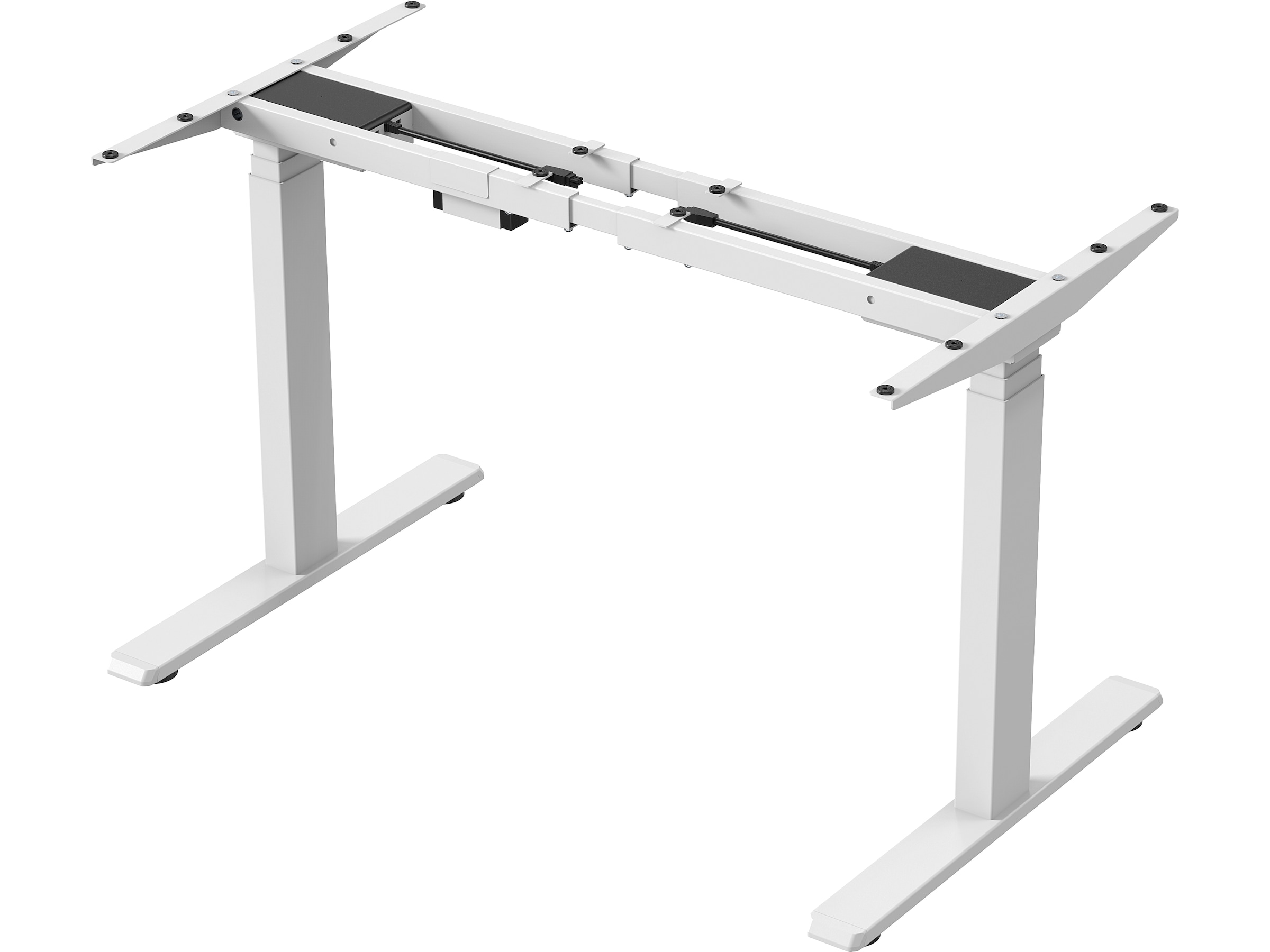 iiglo Elektrisk understell med minnefunksjon (hvit) Tilbehør og deler til skrivebord