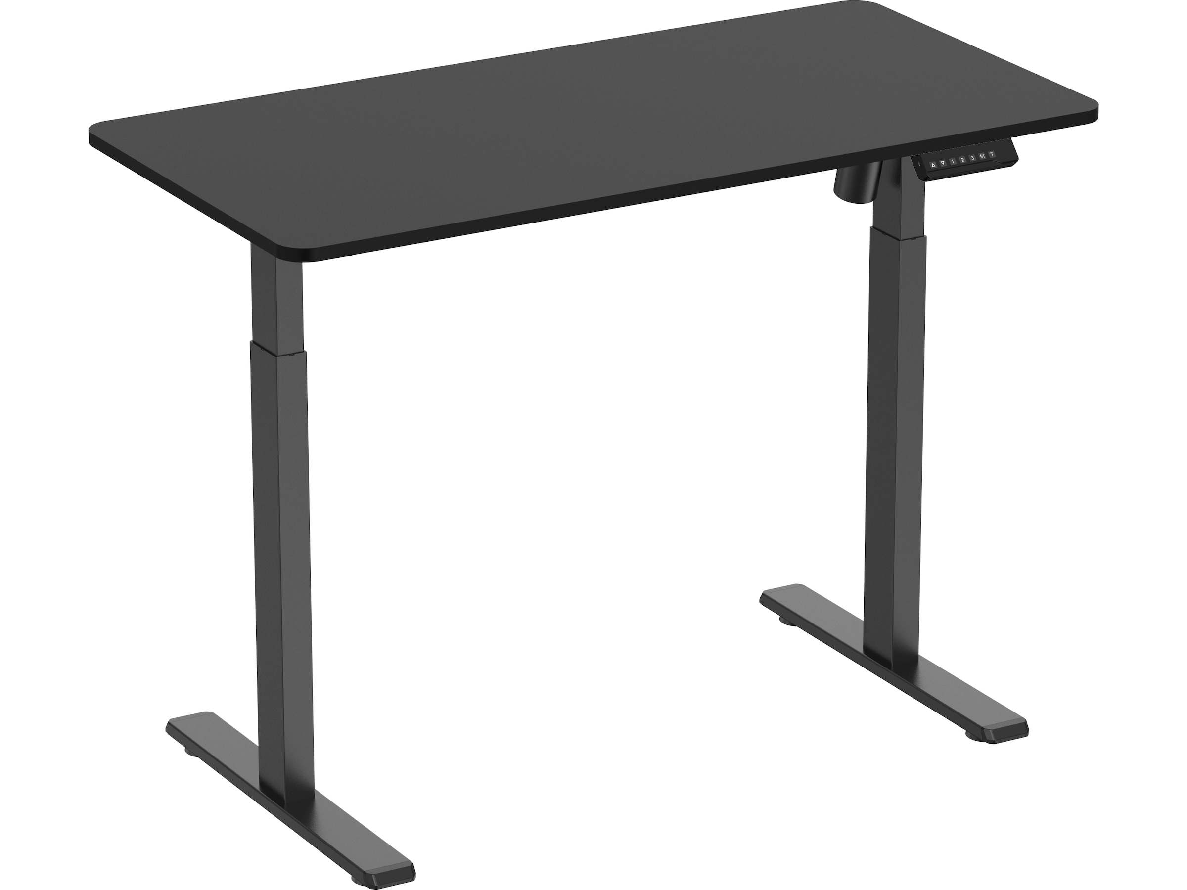 Ergonomisk Hev/Senk skrivebord 120cm (sort) Skrivebord