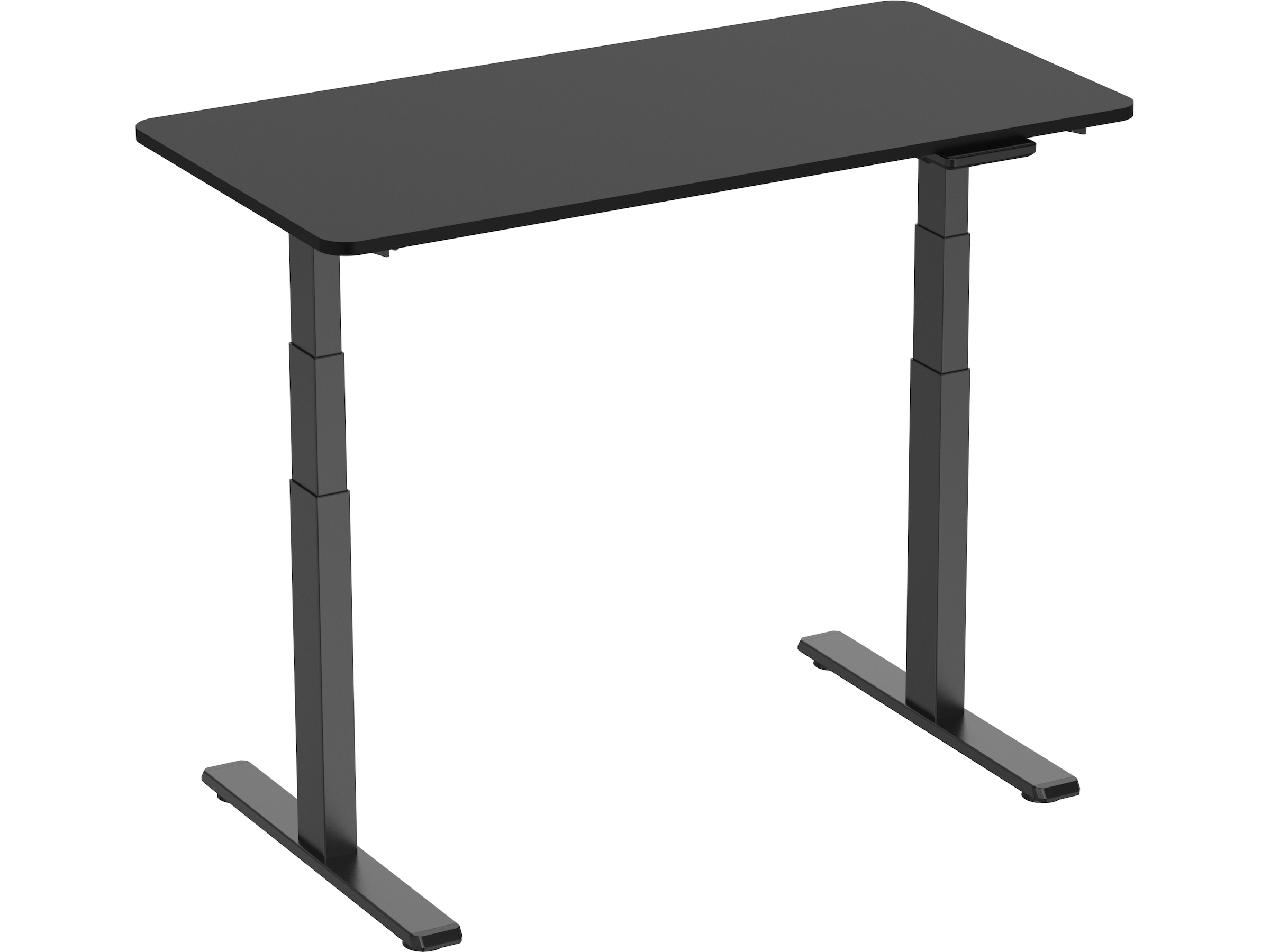 Ergonomisk Hev/Senk skrivebord 120cm (sort) Skrivebord