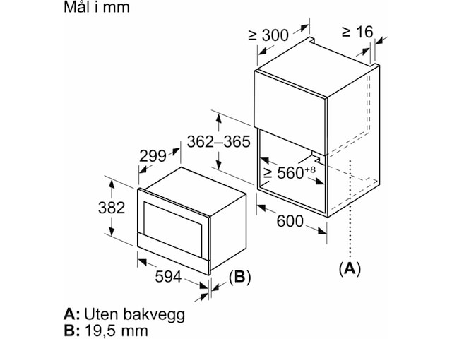 Bosch Serie 8 BFL7221B1 Mikrobølgeovn (sort) Mikrobølgeovn