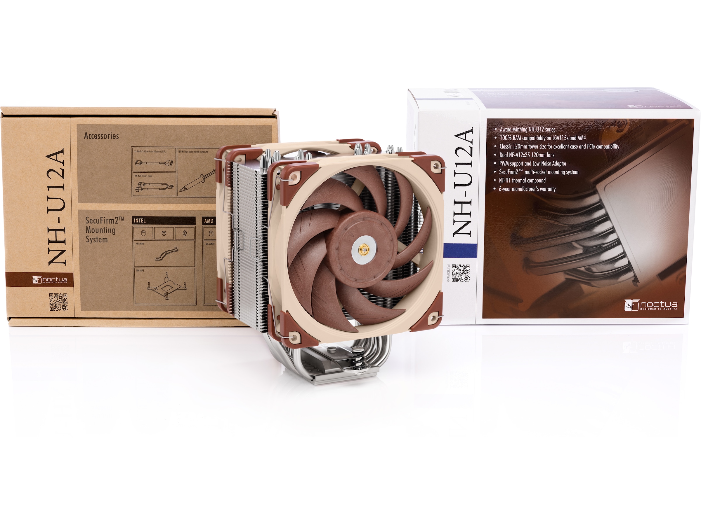 Noctua NH-U12A CPU Kjøler CPU - Luftkjøling
