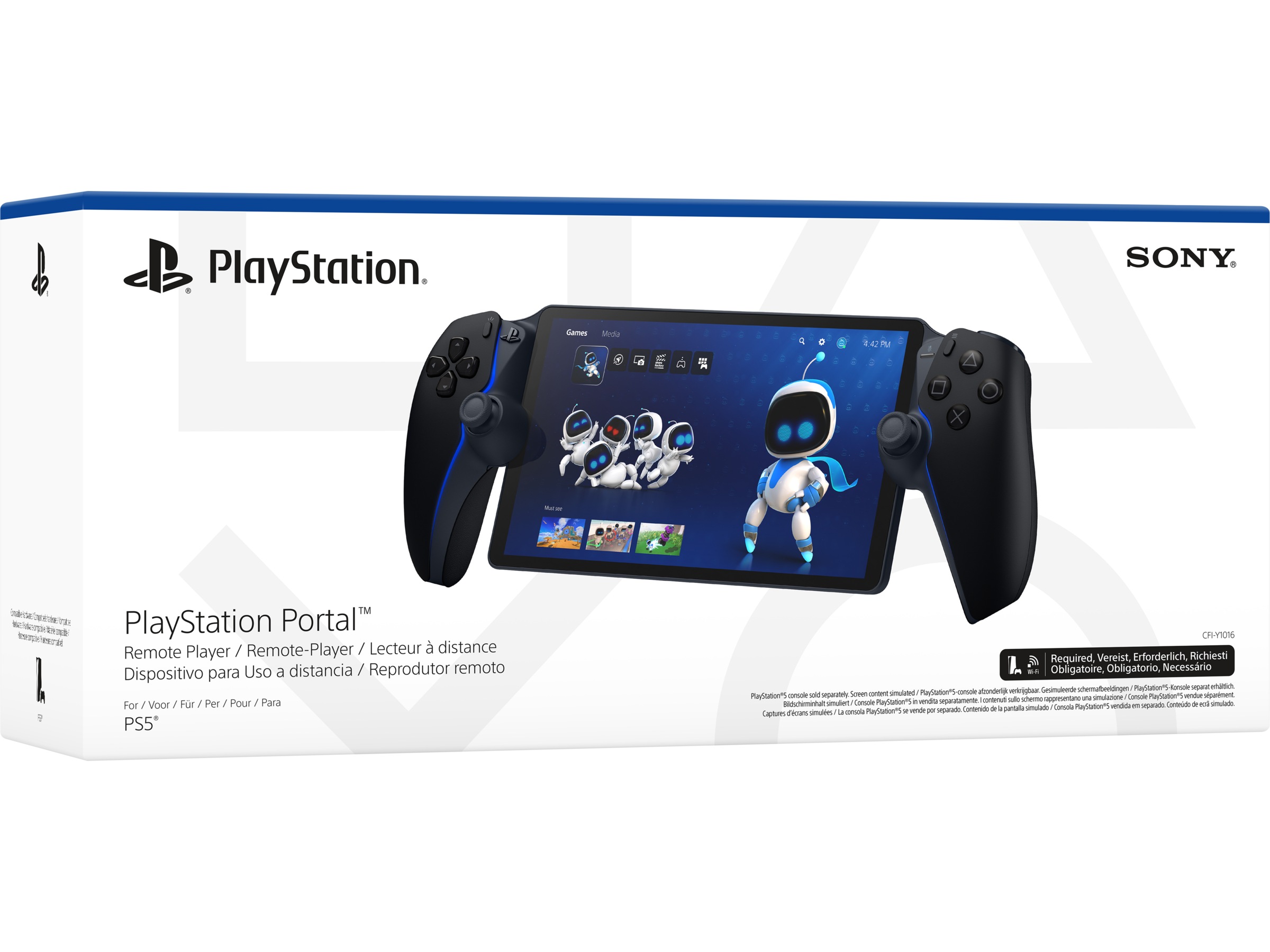 PlayStation Portal Remote Player (Midnight Black) Tilbehør til spillkonsoller