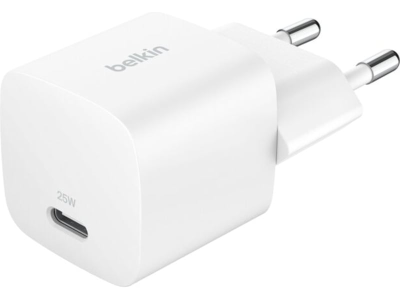 Belkin 25W USB-C Vegglader (hvit) Mobilladere