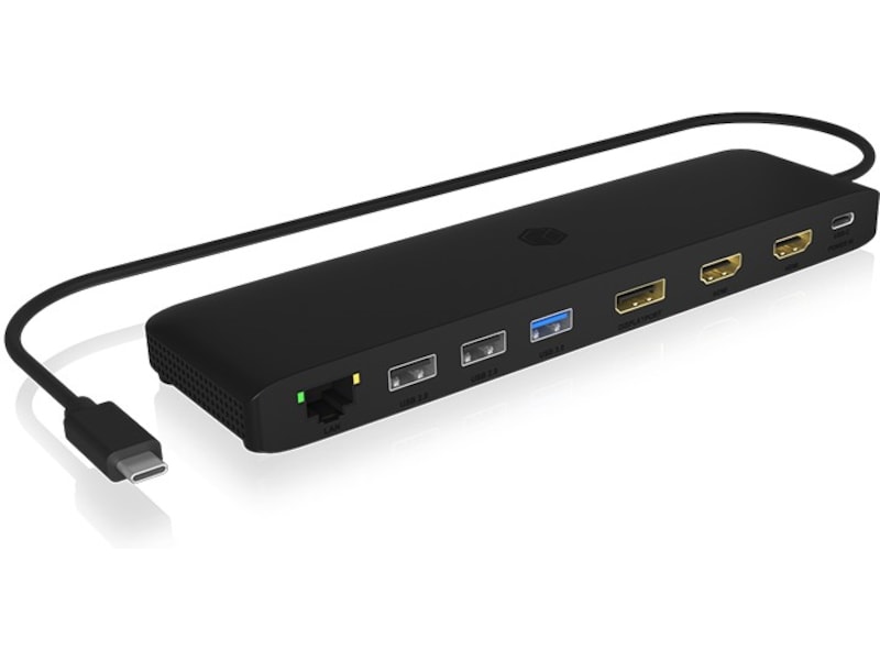 ICY BOX IB-DK2116-C Multi Docking Dockingstasjon & USB-HUB