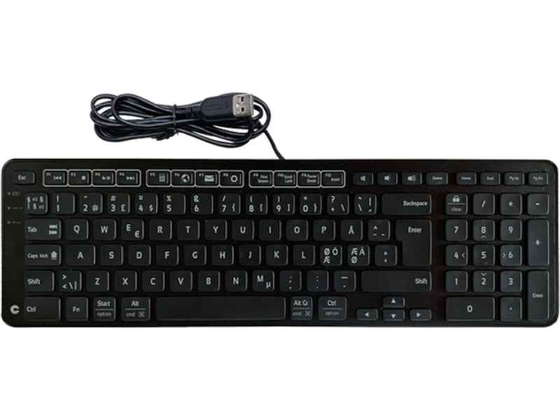 Contour Balance tastatur (sort) Tastatur